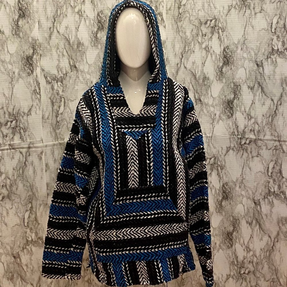 Baja Hoodie - Ladies - Blue/Black